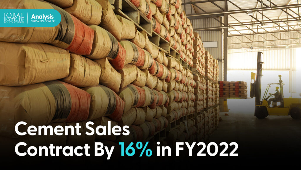 cement sale decrease by 16%