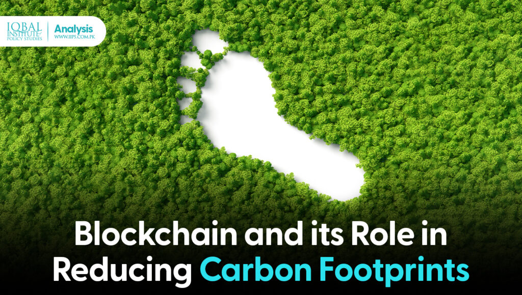 Blockchain role in reducing carbon footprints