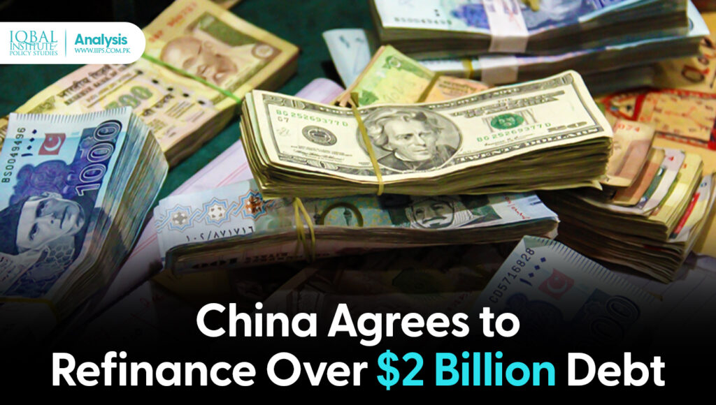 China agrees to refinance over 2 billion debt