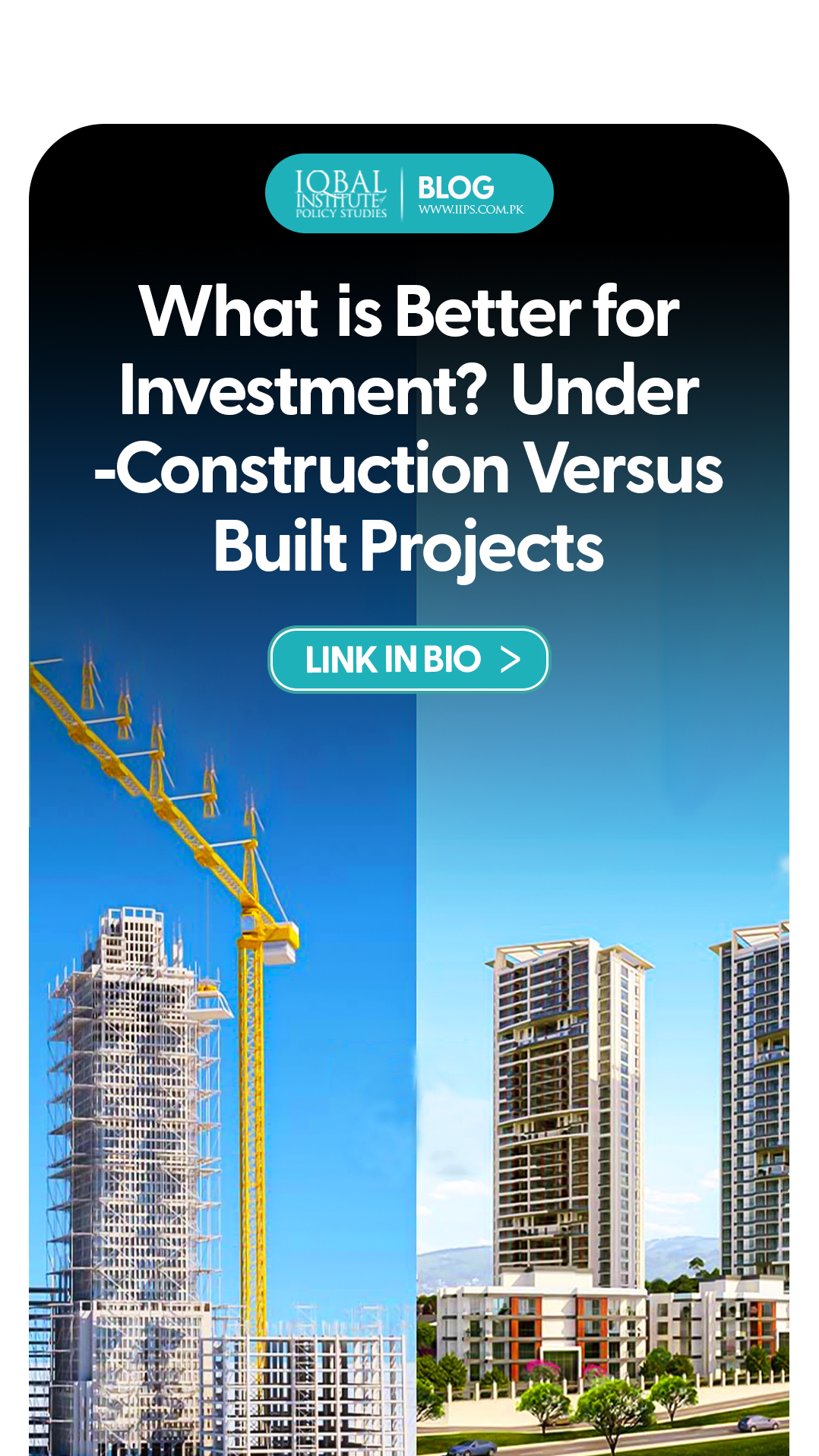 what is better for investment? under-construction versus built projects
