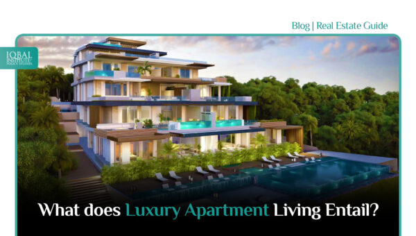 What does Luxury apartment living entail?