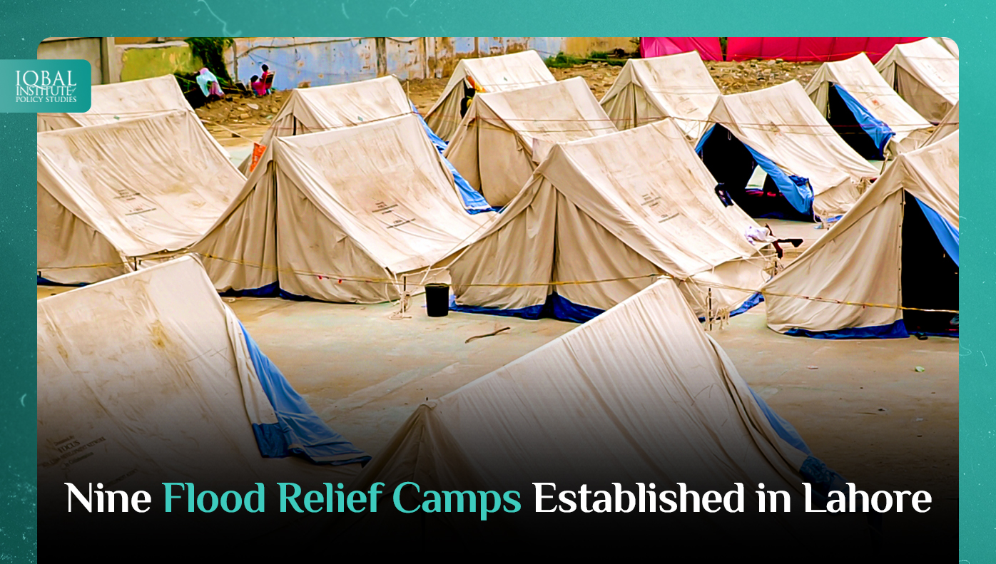Nine flood relief camps established in Lahore