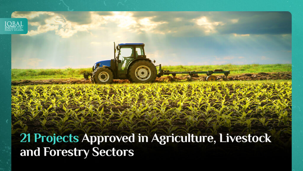 21 projects Approved in Agriculture, Livestock, and Forestry sectors