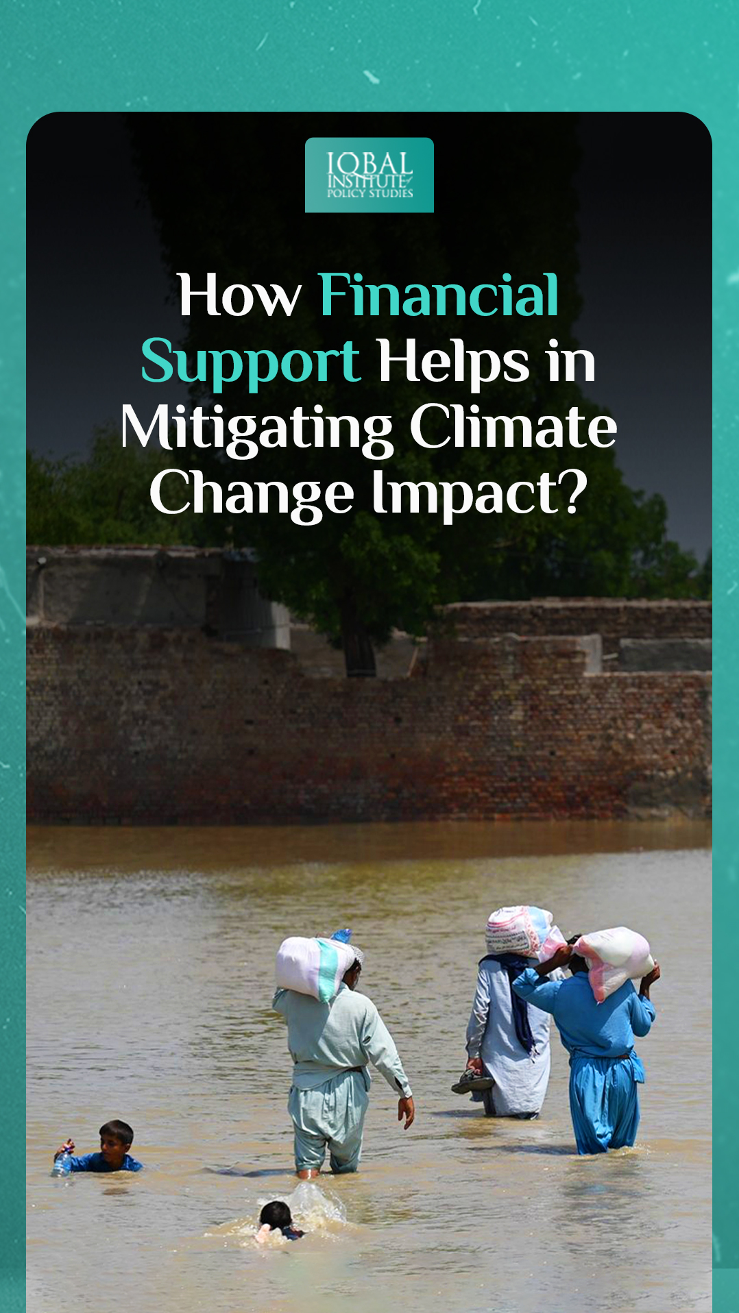 How Financial support helps in mitigating climate change impact?