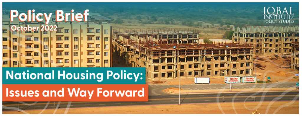 National Housing Policy: Issues and Way Forward
