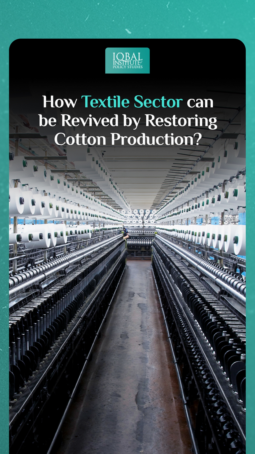 How can the Textile Sector be Revived by Restoring Cotton Production?