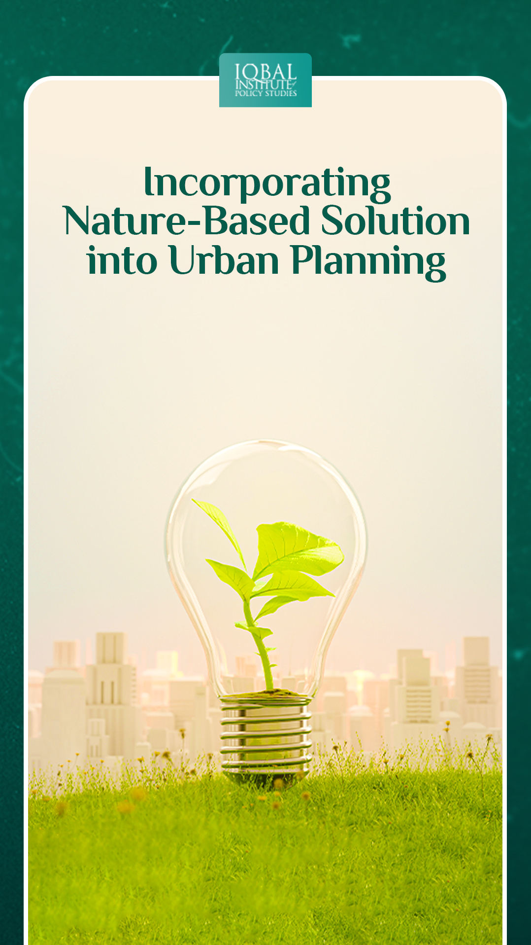 Incorporating Nature-Based Solution into Urban Planning